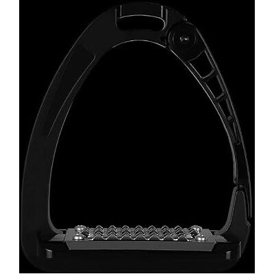 Acavallo Étrier de sécurité Arena Alupro en plastique, couleur: noir - Publicité Acavallo Étrier de sécurité Arena Alupro en plastique, couleur: noir - Publicité