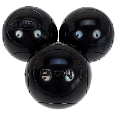 Obut Cx.Cou Noire 76mm 1 strie Boules de pétanque - Publicité Obut Cx.Cou Noire 76mm 1 strie Boules de pétanque - Publicité