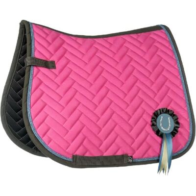 HKM Nele Tapis Rose Dressage poney - Publicité HKM Nele Tapis Rose Dressage poney - Publicité