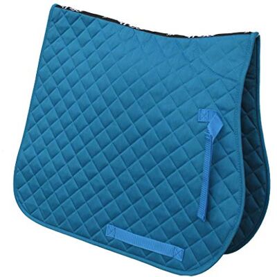 Rhinegold Tapis de Selle matelassé en Coton Poney Turquoise - Publicité Rhinegold Tapis de Selle matelassé en Coton Poney Turquoise - Publicité