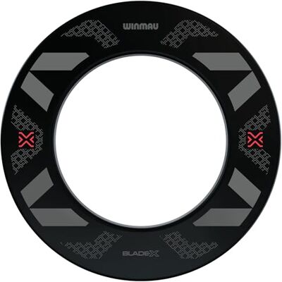 WINMAU Série Blade Anneau de contour pour cible de fléchettes Stray Darts Protection murale pour fléchettes Compatible avec toutes les planches y compris les séries Blade - Publicité WINMAU Série Blade Anneau de contour pour cible de fléchettes Stray Darts Protection murale pour fléchettes Compatible avec toutes les planches y compris les séries Blade - Publicité