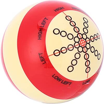 Junlucki Billard à Boules Blanches, Boule de 57,2 mm Assistante Formation Au Queue Accessoire D'aide L'entraînement pour le Snooker Anglais et Petit Ballon Américain - Publicité Junlucki Billard à Boules Blanches, Boule de 57,2 mm Assistante Formation Au Queue Accessoire D'aide L'entraînement pour le Snooker Anglais et Petit Ballon Américain - Publicité
