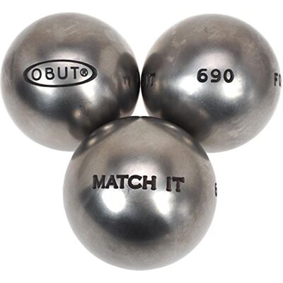 OBUT MATCH IT 73mm 700gr lisse - Publicité OBUT MATCH IT 73mm 700gr lisse - Publicité