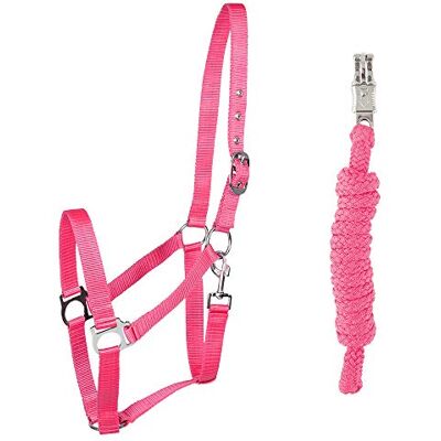 PFIFF 102931 Ensemble Licol et Longe en Plastique Rose - Publicité PFIFF 102931 Ensemble Licol et Longe en Plastique Rose - Publicité