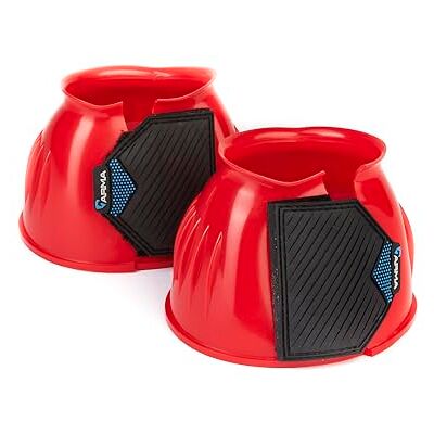 Shires ARMA Cloches pour Chevaux (Grand Cheval) (Rouge) - Publicité Shires ARMA Cloches pour Chevaux (Grand Cheval) (Rouge) - Publicité
