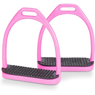Equinate - Midway - Rose - 10cm - Stirrups - Publicité Equinate - Midway - Rose - 10cm - Stirrups - Publicité