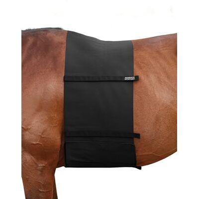 Harrison Howard Horse Belly Guard Body Bandage Wrap Spur Mark Protector Belly Cover Skin Guard - Publicité Harrison Howard Horse Belly Guard Body Bandage Wrap Spur Mark Protector Belly Cover Skin Guard - Publicité