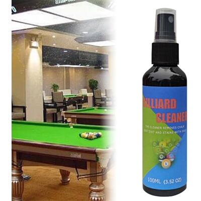 Porgeel Nettoyant pour balles de Billard Spray de Polissage pour Boules Restauration 100 ML nettoyant pour Table Billard lavab - Publicité Porgeel Nettoyant pour balles de Billard Spray de Polissage pour Boules Restauration 100 ML nettoyant pour Table Billard lavab - Publicité