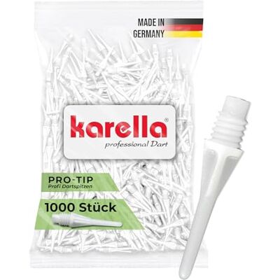 Karella pointes de fléchettes pRO-tIP filetage 2BA blanc 25 mm-lot de 1000 - Publicité Karella pointes de fléchettes pRO-tIP filetage 2BA blanc 25 mm-lot de 1000 - Publicité