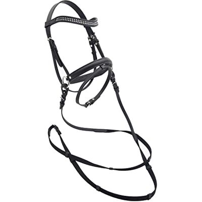 PFIFF 103031 Bridon Lilly de qualité supérieure pour Chevaux de Jeu Noir Mini shetty - Publicité PFIFF 103031 Bridon Lilly de qualité supérieure pour Chevaux de Jeu Noir Mini shetty - Publicité