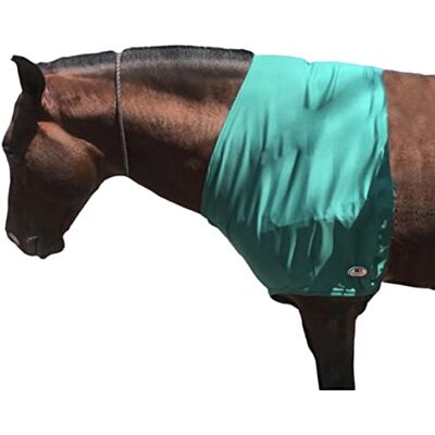 Majestic Protège-épaules en Lycra Stretch pour Cheval (Grand, Turquoise) - Publicité Majestic Protège-épaules en Lycra Stretch pour Cheval (Grand, Turquoise) - Publicité