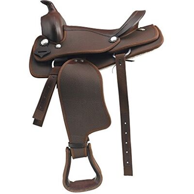 EKKIA Selle western synthétique brun 16 - Publicité EKKIA Selle western synthétique brun 16 - Publicité