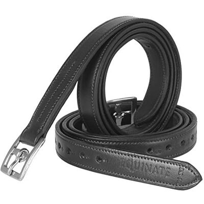 Equinate Étrivières en cuir de qualité supérieure avec boucles en acier inoxydable - Publicité Equinate Étrivières en cuir de qualité supérieure avec boucles en acier inoxydable - Publicité