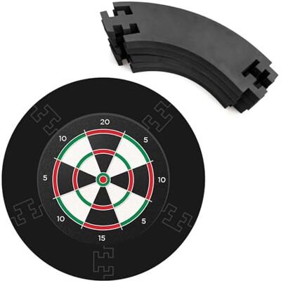 PORFOYO Lot de 5 anneaux de protection pour cible de fléchettes Cercle intérieur en EVA 45 cm Anneau extérieur 71 cm Anneau de récupération surround Pour protection murale - Publicité PORFOYO Lot de 5 anneaux de protection pour cible de fléchettes Cercle intérieur en EVA 45 cm Anneau extérieur 71 cm Anneau de récupération surround Pour protection murale - Publicité