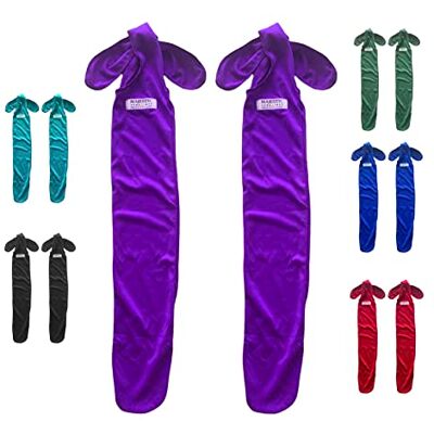 Majestic Lot de 2 Sacs de Queue de Cheval en Lycra pour Garder la Queue Propre et protégée (Violet) - Publicité Majestic Lot de 2 Sacs de Queue de Cheval en Lycra pour Garder la Queue Propre et protégée (Violet) - Publicité