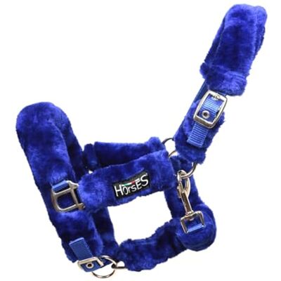 Horses Licol Soft Fluffi Mini, Licol Confortable, Utile pour Mener le Cheval à la Main ou pour le Sécuriser pendant les Opérations de Brossage (Bleu Royal, Shetland) - Publicité Horses Licol Soft Fluffi Mini, Licol Confortable, Utile pour Mener le Cheval à la Main ou pour le Sécuriser pendant les Opérations de Brossage (Bleu Royal, Shetland) - Publicité