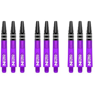 Red Dragon - Nitrotech Short Stems - Purple - Darts - Publicité Red Dragon - Nitrotech Short Stems - Purple - Darts - Publicité