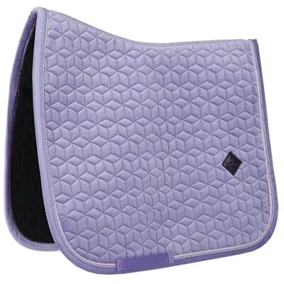Kentucky Tapis de Selle Full Mauve Velours Dressage - Publicité Kentucky Tapis de Selle Full Mauve Velours Dressage - Publicité