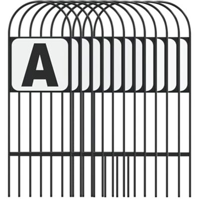 vidaXL Marqueurs de Dressage 12 pcs Acier - Publicité vidaXL Marqueurs de Dressage 12 pcs Acier - Publicité