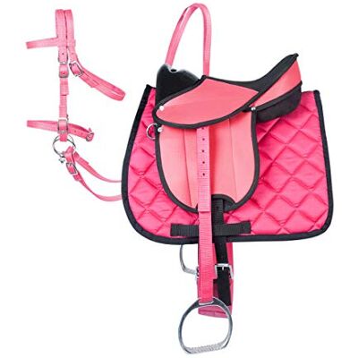 PFIFF 102291 Kit de selle complet pour Shetty et chevaux en bois en peluche Rose - Publicité PFIFF 102291 Kit de selle complet pour Shetty et chevaux en bois en peluche Rose - Publicité