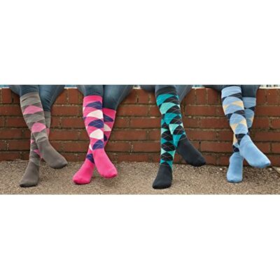 Rhinegold 0 Cool & Dry Chaussettes d'équitation à semelle rembourrée Bleu/bleu marine, taille unique, 0, Chaussettes, gris/rose, Taille unique - Publicité Rhinegold 0 Cool & Dry Chaussettes d'équitation à semelle rembourrée Bleu/bleu marine, taille unique, 0, Chaussettes, gris/rose, Taille unique - Publicité