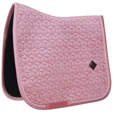 Kentucky Tapis de selle COB Vieux rose Velours Dressage - Publicité Kentucky Tapis de selle COB Vieux rose Velours Dressage - Publicité