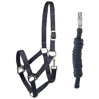 PFIFF 102931 Ensemble Licol et Tricot en Plastique Motif Poney Bleu foncé - Publicité PFIFF 102931 Ensemble Licol et Tricot en Plastique Motif Poney Bleu foncé - Publicité