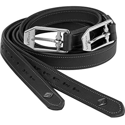 LeMieux Vector Étrivière en cuir Noir 145 cm - Publicité LeMieux Vector Étrivière en cuir Noir 145 cm - Publicité