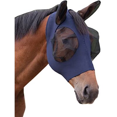 QHP Bonnet Anti-Mouches pour Cheval Super Bug - Publicité QHP Bonnet Anti-Mouches pour Cheval Super Bug - Publicité