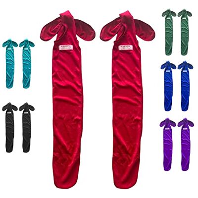 Majestic Sac de Queue en Lycra pour Chevaux – pour Garder la Queue Propre et protégée – Lot de 2 (Rouge) - Publicité Majestic Sac de Queue en Lycra pour Chevaux – pour Garder la Queue Propre et protégée – Lot de 2 (Rouge) - Publicité