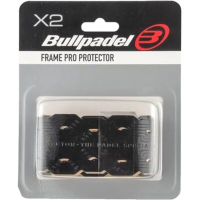 Bullpadel Blister (2uds) Protection Frame Pro Noir - Publicité Bullpadel Blister (2uds) Protection Frame Pro Noir - Publicité