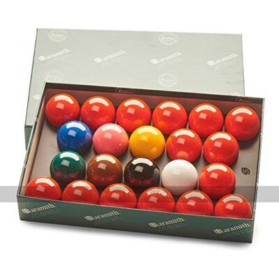 Aramith Boules de Billard Standard (52,5 mm, avec 15 Rouges) - Publicité Aramith Boules de Billard Standard (52,5 mm, avec 15 Rouges) - Publicité