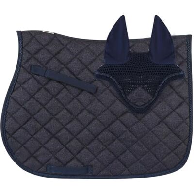 Horses Ensemble Sous-Selle de Saut + Bonnet Julien Lumineux, Style et Confort pour Votre Poney de Tosoni Selleria (Bleu, Pony) - Publicité Horses Ensemble Sous-Selle de Saut + Bonnet Julien Lumineux, Style et Confort pour Votre Poney de Tosoni Selleria (Bleu, Pony) - Publicité