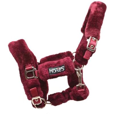 Horses Licol Soft Fluffs Mini, Licou confortable, utile pour conduire le cheval à la main ou pour l'assurer pendant les opérations de serrage (Bordeaux, Shetland) - Publicité Horses Licol Soft Fluffs Mini, Licou confortable, utile pour conduire le cheval à la main ou pour l'assurer pendant les opérations de serrage (Bordeaux, Shetland) - Publicité