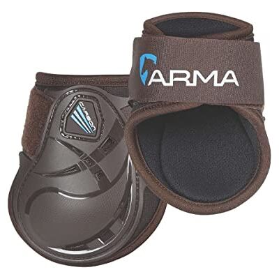 Shires Arma Carbon Guêtres protège-boulets Marron cob - Publicité Shires Arma Carbon Guêtres protège-boulets Marron cob - Publicité