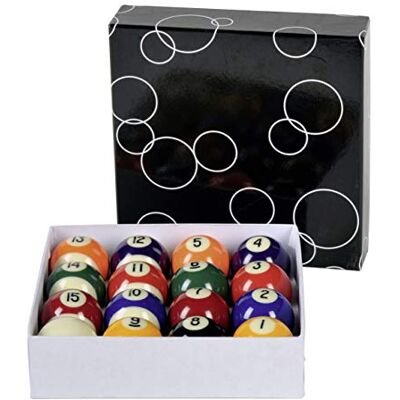 John West Boules de Billard 57 mm, Neuves + Set de Triangle - Publicité John West Boules de Billard 57 mm, Neuves + Set de Triangle - Publicité