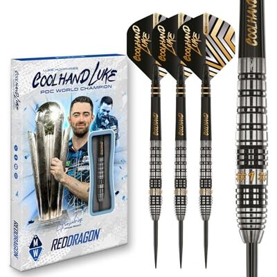 RED DRAGON Darts – Joueur Professionnel – Luke Humphries Coolhand Prestige 22g 90% Tungstène Professionnelle Pointe en Acier Jeu de fléchettes avec ailettes et tiges de fléchettes - Publicité RED DRAGON Darts – Joueur Professionnel – Luke Humphries Coolhand Prestige 22g 90% Tungstène Professionnelle Pointe en Acier Jeu de fléchettes avec ailettes et tiges de fléchettes - Publicité
