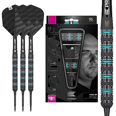 Target Darts Rob Cross Black Edition Jeu de fléchettes avec Pointe en Acier 90% tungstène Unisexe - Publicité Target Darts Rob Cross Black Edition Jeu de fléchettes avec Pointe en Acier 90% tungstène Unisexe - Publicité