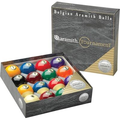 Aramith Boules de Billard Tournament 57,2 mm - Publicité Aramith Boules de Billard Tournament 57,2 mm - Publicité