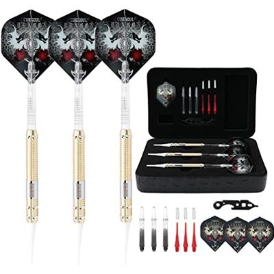 CUESOUL Ensemble de FL¨¦chettes de Luxe ¨¤ Pointe Souple de 16 grammes avec ¨¦tui Luxueux (JL-STL-B1101 + D604) - Publicité CUESOUL Ensemble de FL¨¦chettes de Luxe ¨¤ Pointe Souple de 16 grammes avec ¨¦tui Luxueux (JL-STL-B1101 + D604) - Publicité
