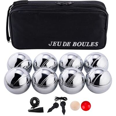 Engelhart Boule De Petanque Metal Lot De 8 Boules 74 Mm 720 G Avec Sacoche - Publicité Engelhart Boule De Petanque Metal Lot De 8 Boules 74 Mm 720 G Avec Sacoche - Publicité
