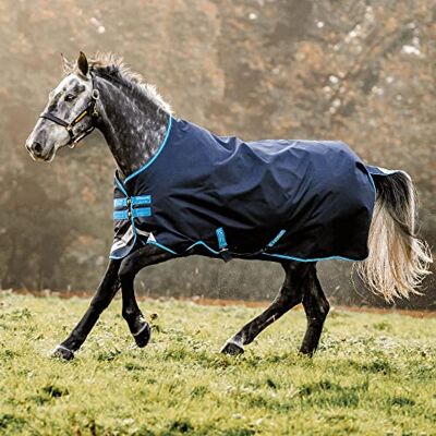 Horseware Horeware Amigo Bravo 12 100 g Couverture de Pluie Bleu Marine/Blue, Deckengröße:165 cm / 7`3 - Publicité Horseware Horeware Amigo Bravo 12 100 g Couverture de Pluie Bleu Marine/Blue, Deckengröße:165 cm / 7`3 - Publicité