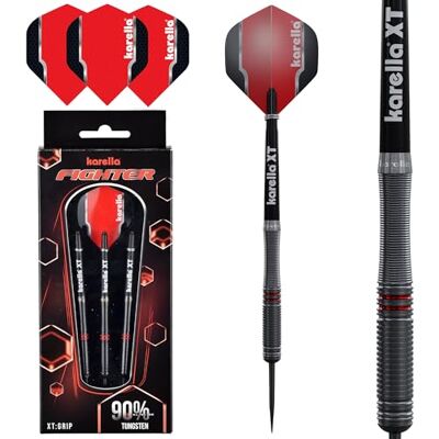 Karella Steeldart Figther 90 % tungstène 24 g - Publicité Karella Steeldart Figther 90 % tungstène 24 g - Publicité