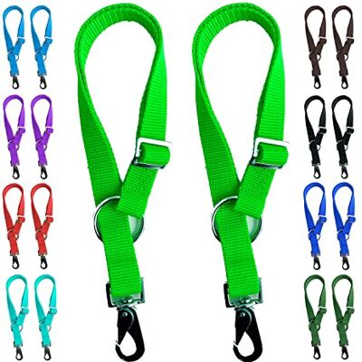 Majestic Lot de 2 cintres pour Seau à Eau pour Cheval – Longueur réglable de 45,7 cm à 76,2 cm – Design Pratique et Facile pour Une Utilisation en intérieur ou en extérieur (Vert Clair) - Publicité Majestic Lot de 2 cintres pour Seau à Eau pour Cheval – Longueur réglable de 45,7 cm à 76,2 cm – Design Pratique et Facile pour Une Utilisation en intérieur ou en extérieur (Vert Clair) - Publicité