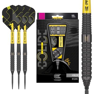 Target Darts Bolide Void 90% Tungstène, Fléchettes à Pointe en Acier Swiss Point Barrel 02, 22G Jeux de Fléchettes Professionnels, Fléchettes Noires, Outil Swiss Point Inclus - Publicité Target Darts Bolide Void 90% Tungstène, Fléchettes à Pointe en Acier Swiss Point Barrel 02, 22G Jeux de Fléchettes Professionnels, Fléchettes Noires, Outil Swiss Point Inclus - Publicité