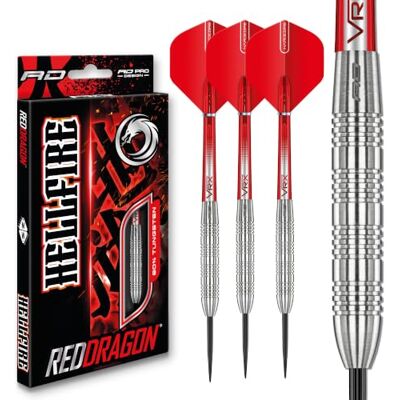 Red Dragon Hell Fire B - Darts Tungstène 24 g - Publicité Red Dragon Hell Fire B - Darts Tungstène 24 g - Publicité