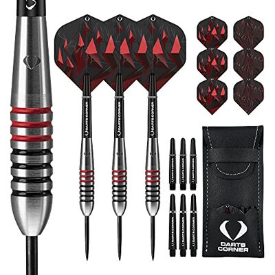 Darts Corner Astrofire Jeu de fléchettes avec Pointe en Acier 23 g - Publicité Darts Corner Astrofire Jeu de fléchettes avec Pointe en Acier 23 g - Publicité