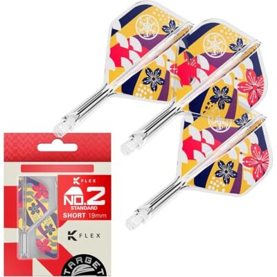 Target Darts Target Japan Prime Series Zenith K Flex Fléchette Ailettes et Arbres Système, N° 2 (Court, 19mm) Lot de 3 Kflex Tout-en-Un Ailette, Ching Ho Tung Accessoires K-Flex Fléchettes - Publicité Target Darts Target Japan Prime Series Zenith K Flex Fléchette Ailettes et Arbres Système, N° 2 (Court, 19mm) Lot de 3 Kflex Tout-en-Un Ailette, Ching Ho Tung Accessoires K-Flex Fléchettes - Publicité