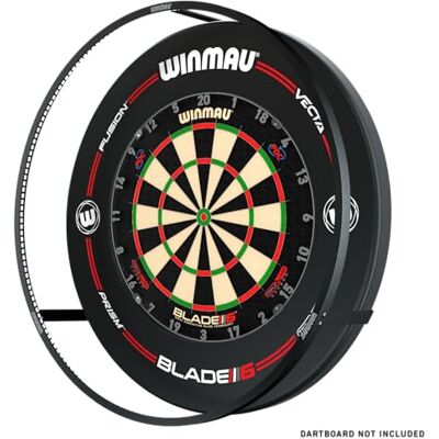 WINMAU Jeu de fléchettes plasma – Lumière plasma noire originale – Lumière blanche glacée plasma – Options de groupement avec entouré - Publicité WINMAU Jeu de fléchettes plasma – Lumière plasma noire originale – Lumière blanche glacée plasma – Options de groupement avec entouré - Publicité