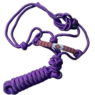 Majestic Licol en Corde tressée à Nez perlé rembourré avec Laisse Assortie de 10' (Violet) - Publicité Majestic Licol en Corde tressée à Nez perlé rembourré avec Laisse Assortie de 10' (Violet) - Publicité
